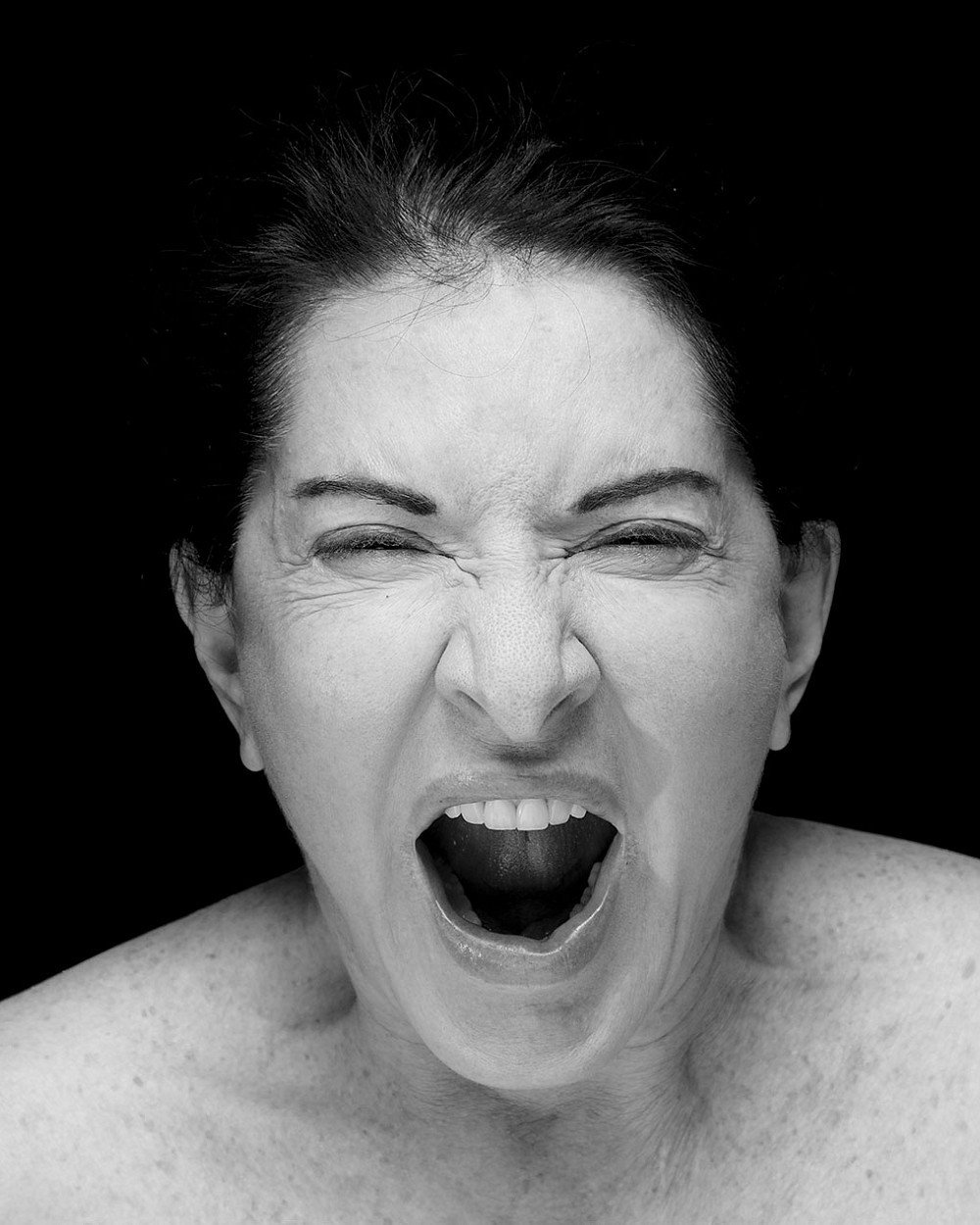 Marina Abramović | Four Crosses, 2019 | Courtesy of the Marina Abramović Archives | Photo © Courtesy of the Marina Abramović Archives / Bildrecht, Vienna 2025